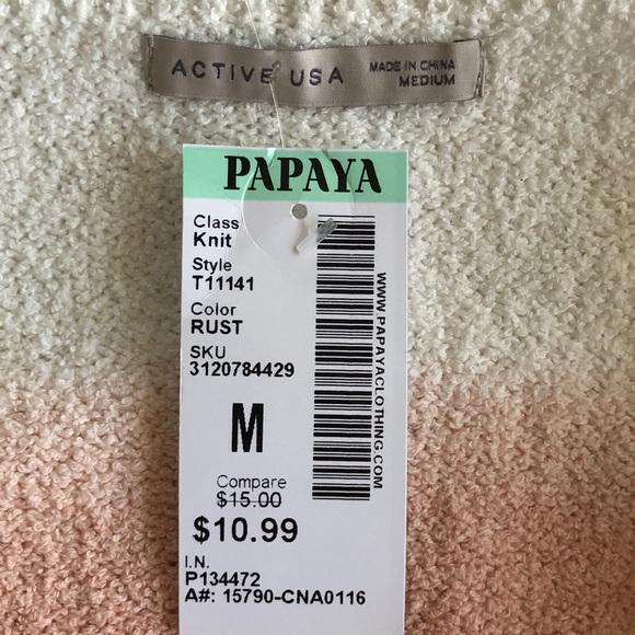 Papaya White & Pink Tank Top - Picture 4 of 4